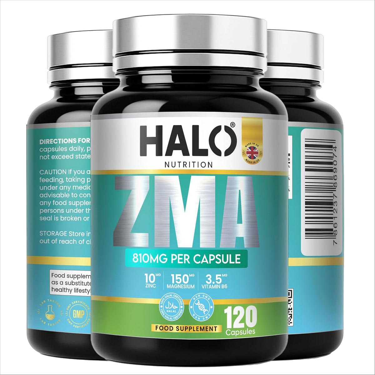Zinc Magnesium Zma With Vitamin B6 Halo Nutrition