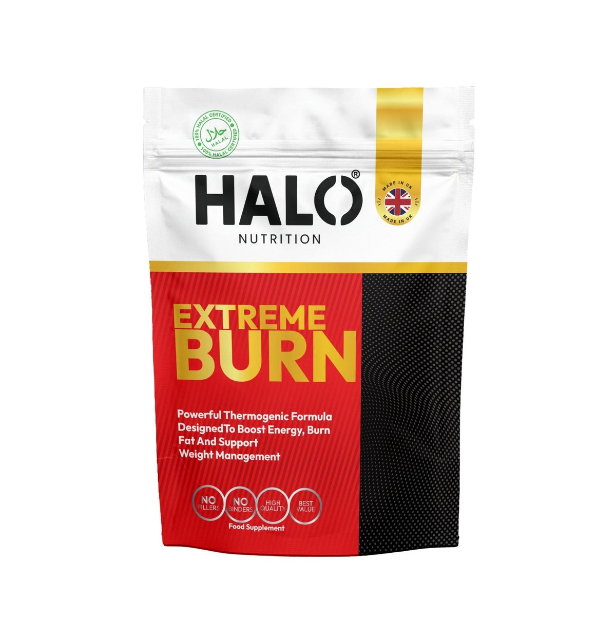 Halo Nutrition Extreme Burn Keto Diet Slimming Capsules 90 Count Fat Burner Formula