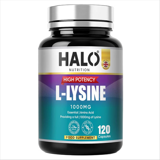 Vegan L Lysine 1000mg Capsules 120 Servings