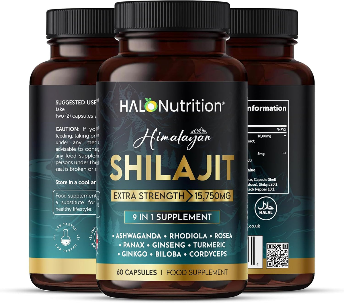 Halo Nutrition Shilajit Complex Capsules