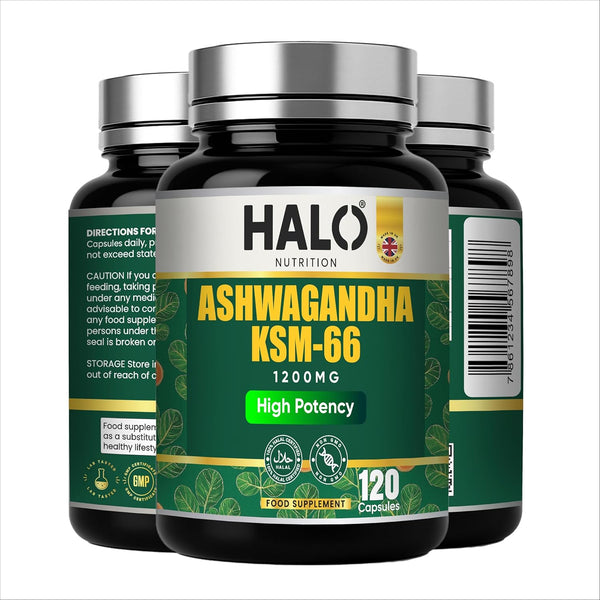 Halo Nutrition Ashwagandha Ksm 66® Complex Capsules