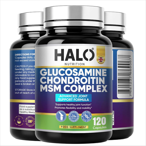 Halo Nutrition Glucosamine Chondroitin Msm Complex Capsules
